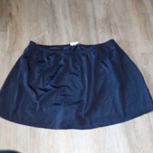 Swimsuits 4 All black swim skirt size 24W